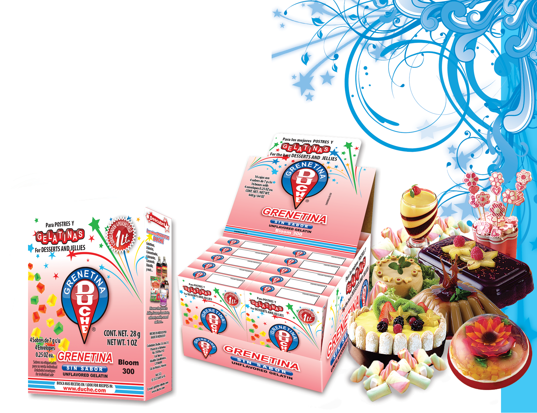 Grenetina en Cajilla 300 Bloom