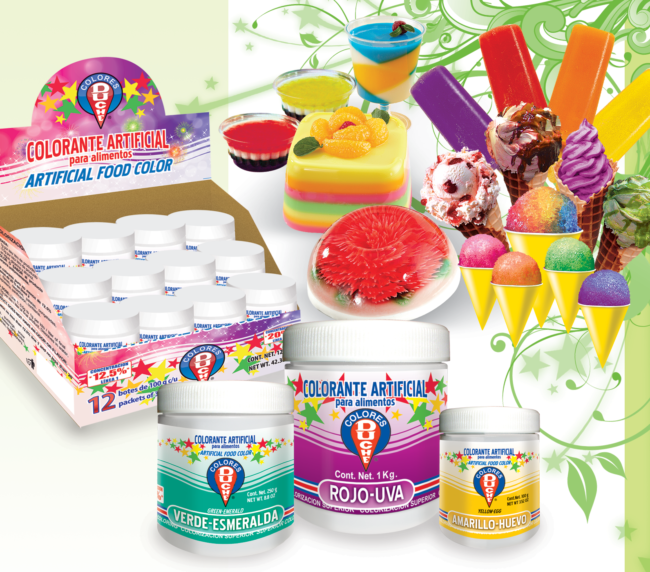 Colorante en polvo, LINEA 1