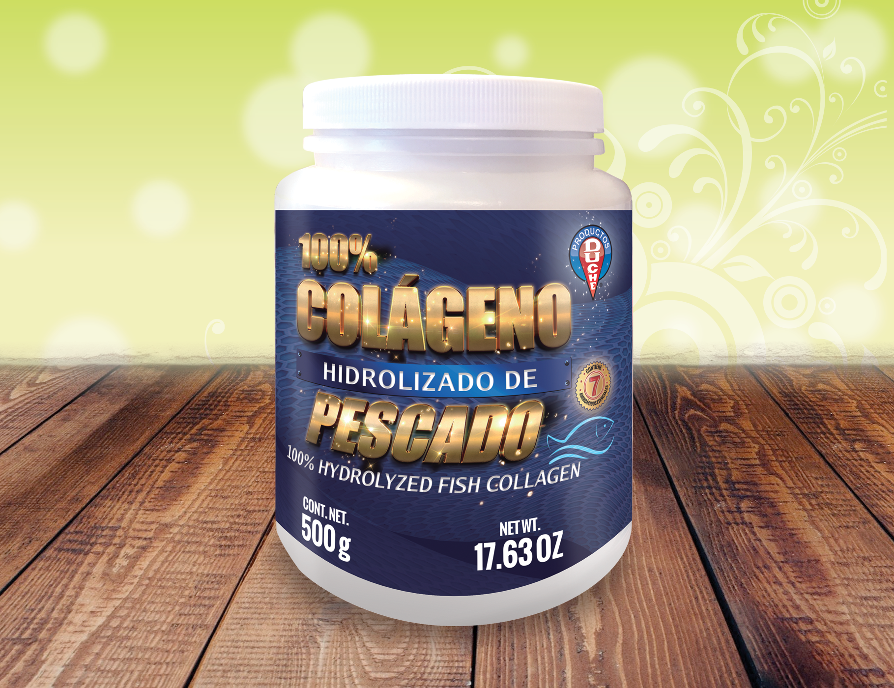 100% Colágeno Hidrolizado de Pescado Tipo 1