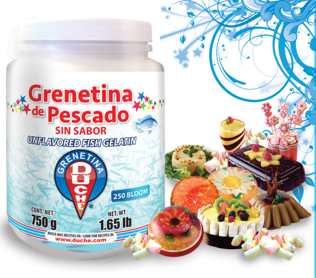 Grenetina de pescado