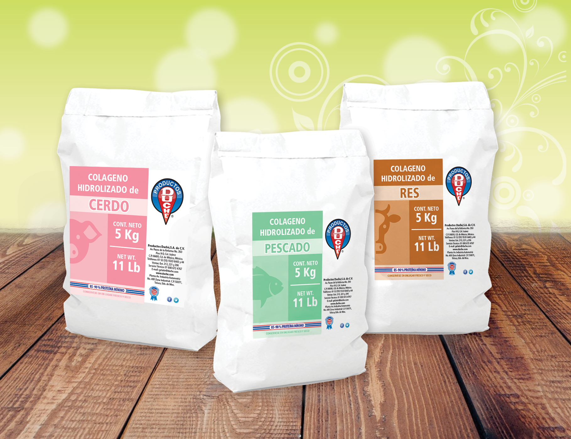 Sacos de colágeno Hidrolizado