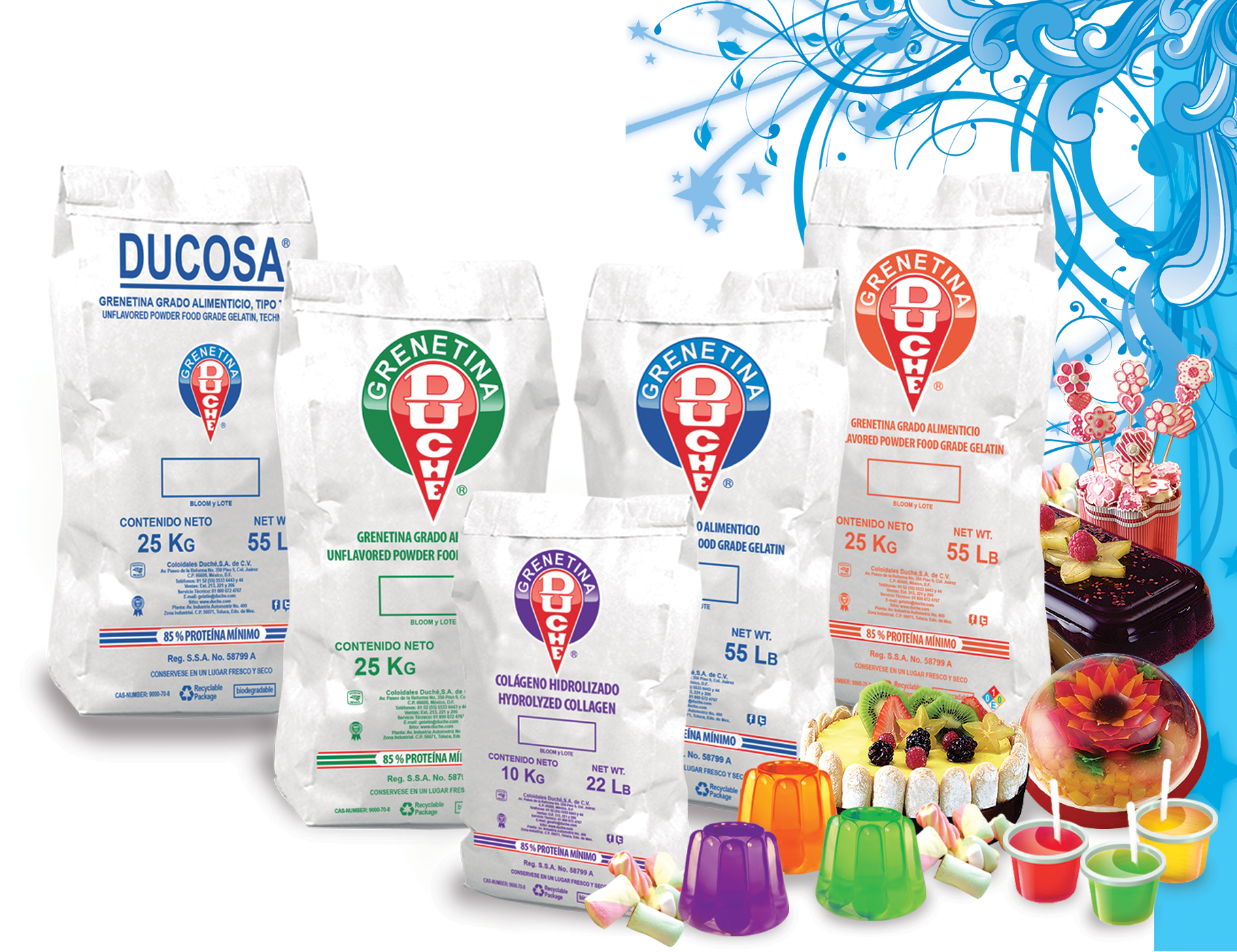 Grenetina en sacos (Para la industria)