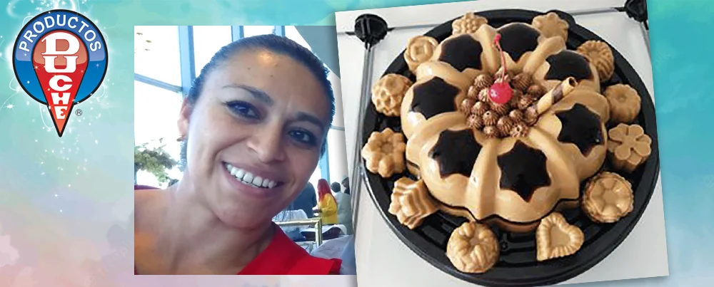 Gelatina de mosaico sabor capuchino