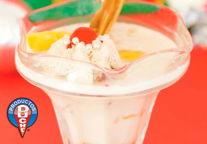 Gelatina de ponche con queso