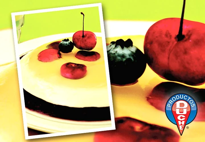 Gelatina de uva y cereza