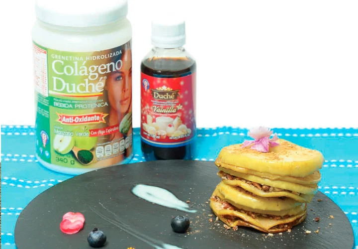 Postre de manzana verde y nuez